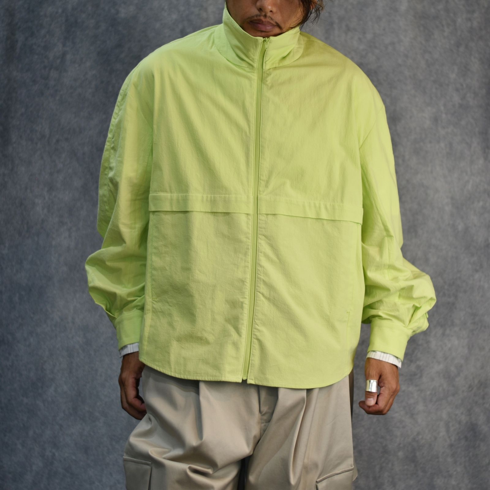 トラックシャツブルゾン / LB24AW-SHBL01-OMS (NEON GREEN)