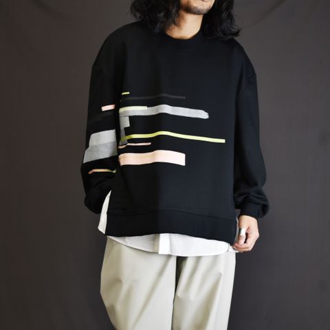 アンサンブルスウェットプルオーバー / LB23SS-PO04-FPR (BLACK)