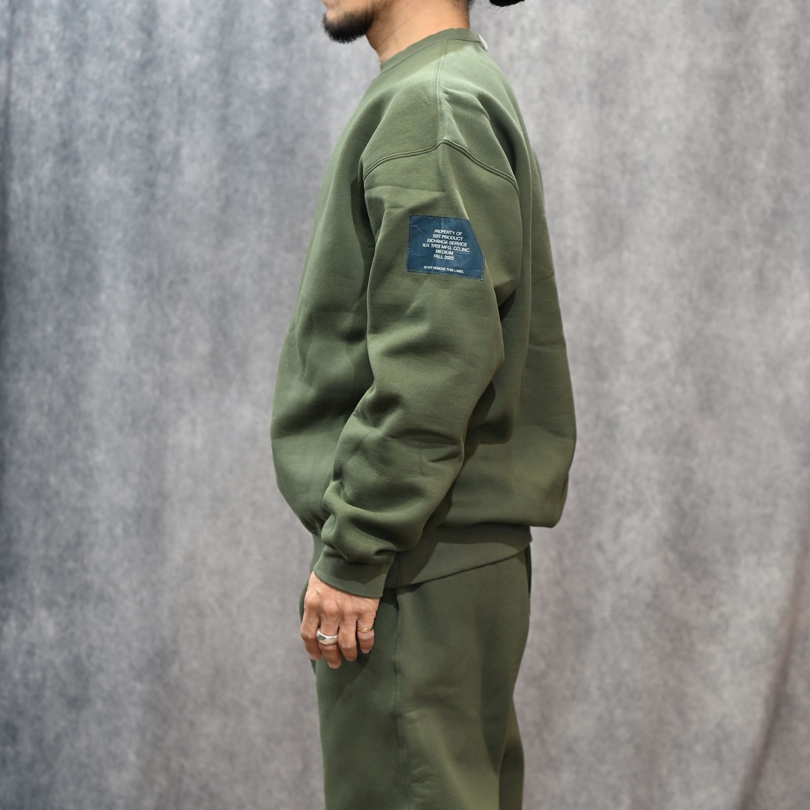 EXCHANGE SERVICE SWEAT SHIRT （KHAKI） / エクスチェンジ スウェットトレーナー （カーキ） 9252-CS81