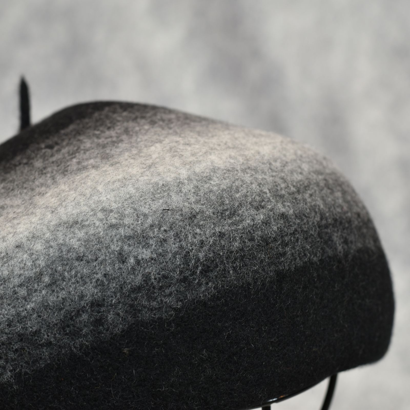Chimayo Wool Beret "TRUJILLO" (BLACK)｜チマヨ ウール ベレー帽｜Y01023