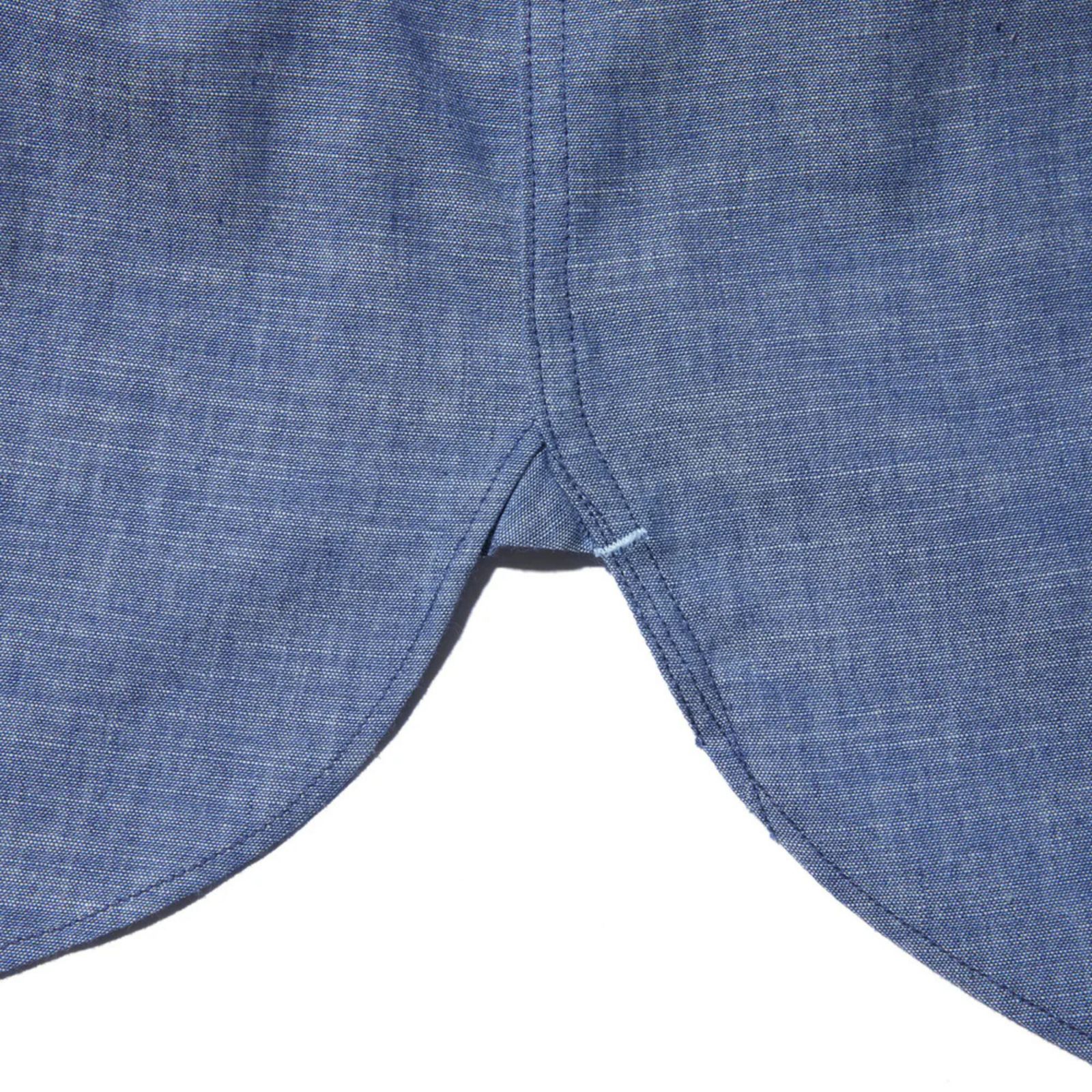 Y1942 S-SLEEVE CHAMBRAY SHIRT （INDIGO）｜シャンブレー 半袖シャツ （インディゴ）