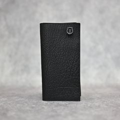 MARYAM ホースバットヒートシュリンク 二つ折り長財布 (BLACK / ブラック) / 891-04