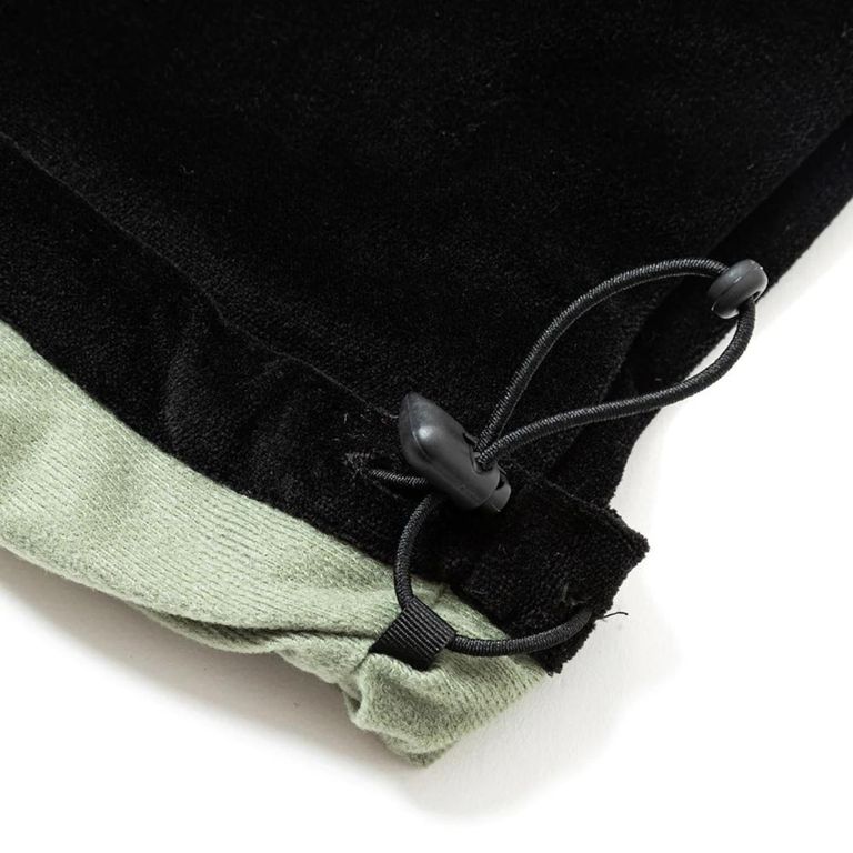 CALEE - VELOUR TRACK PANTS <SPIRAL JACQUARD PATTERN CALEE - VELOUR TRACK PANTS <SPIRAL JACQUARD PATTERN