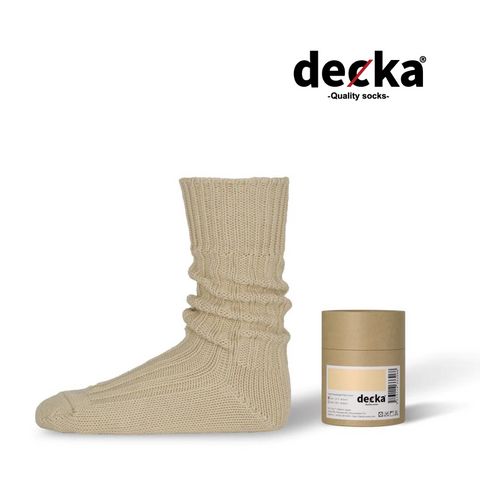 Cased Heavyweight Plain Socks -5th Collection- (ECRU) | 専用ケース付き 厚手 靴下・ソックス