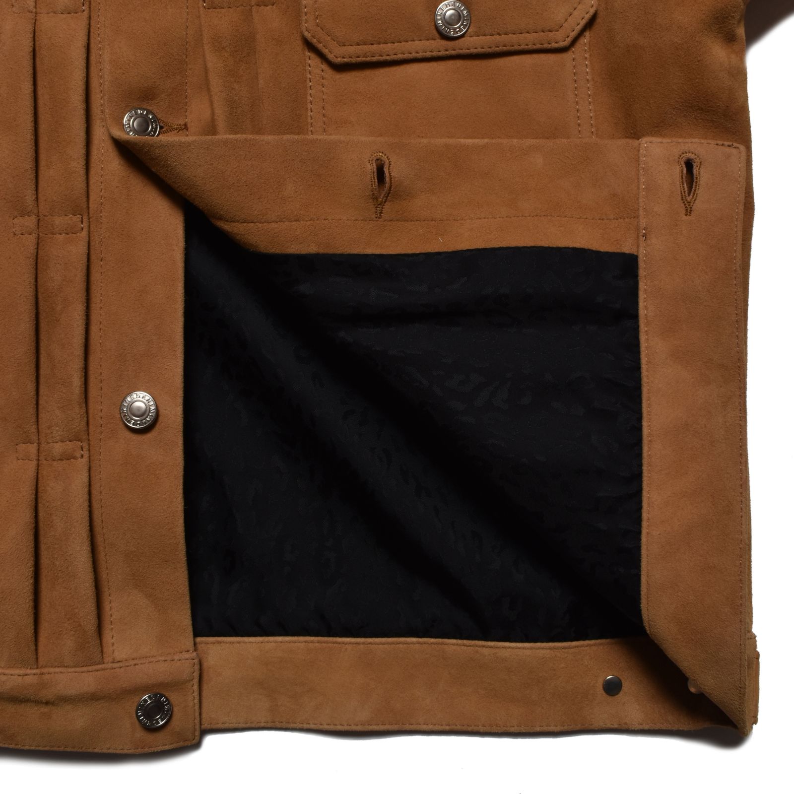 Sheep Suede Trucker JKT （CML） / シープスエード トラッカージャケット  （キャメル）｜2509-8003
