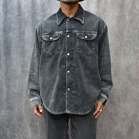 × Wrangler SHIRT （BLACK）｜× ラングラー コーデュロイシャツ｜6252-WR01