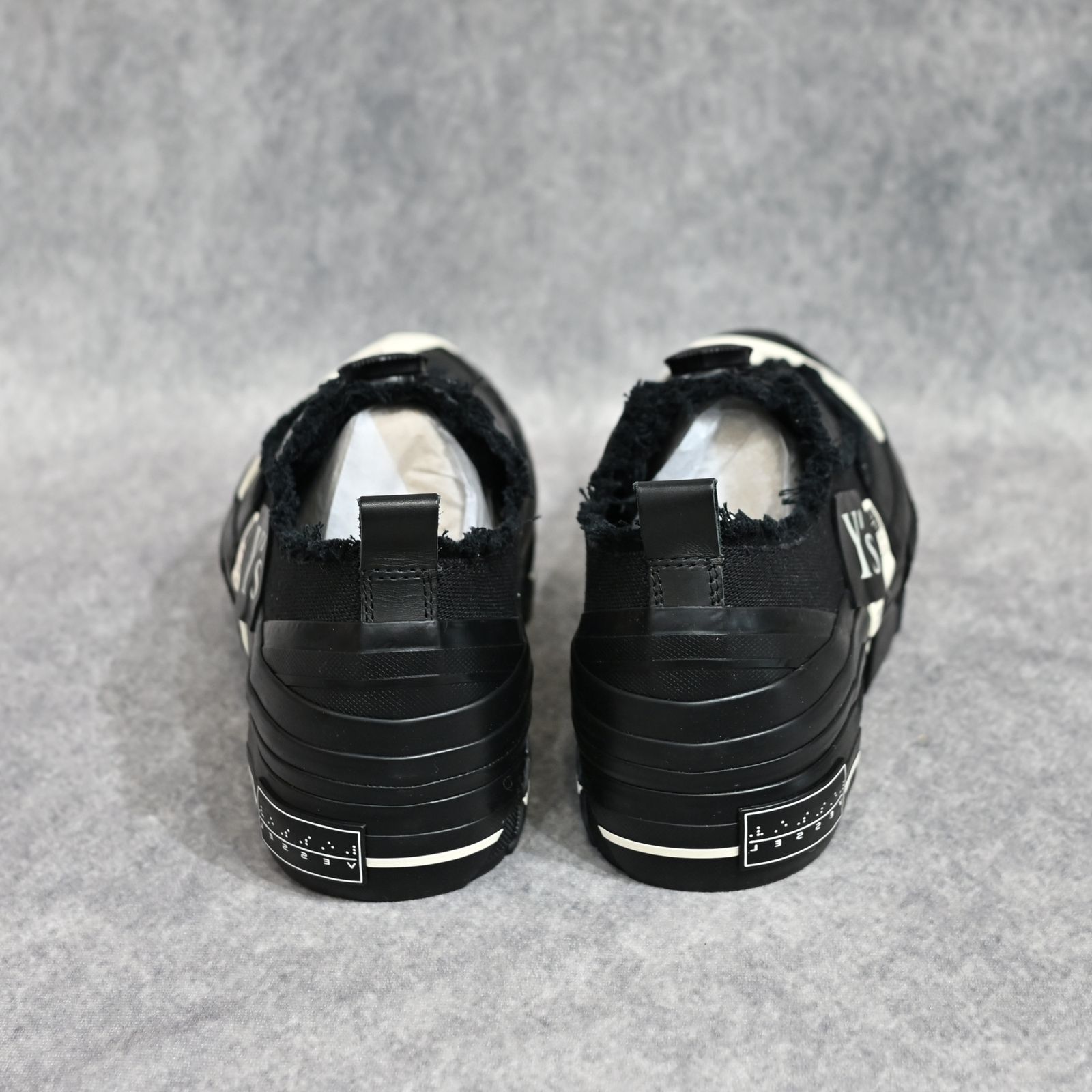 Y’s × xVESSEL PLATFORMM SNEAKER （BLACK） /  スニーカー （ブラック） / YK-E07-885-1-01