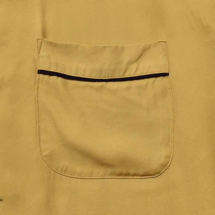 B.H.All Stars Rayon Bowling SH （YEL） ボーリング 半袖シャツ （イエロー）｜2605-5001