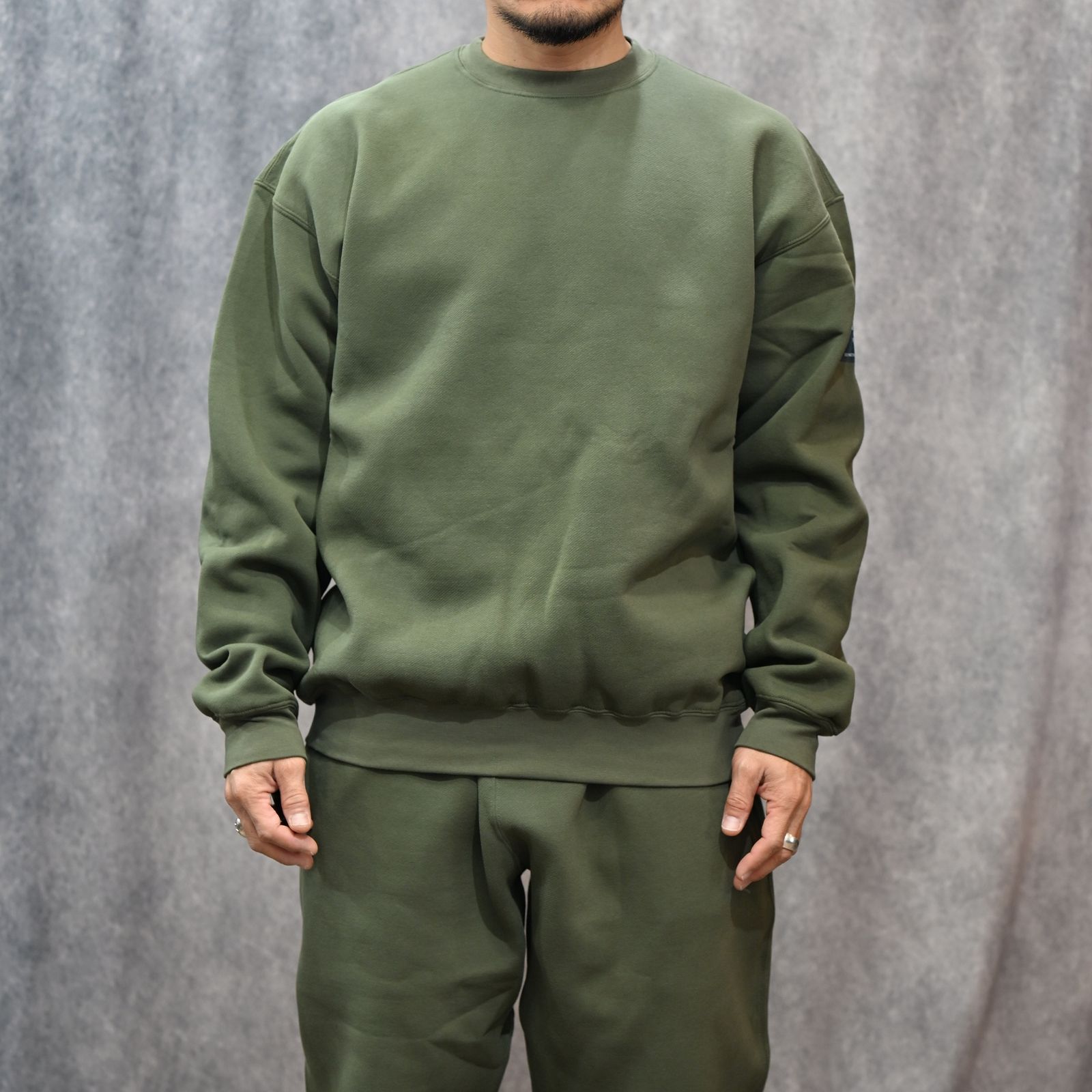 EXCHANGE SERVICE SWEAT SHIRT （KHAKI） / エクスチェンジ スウェットトレーナー （カーキ） 9252-CS81