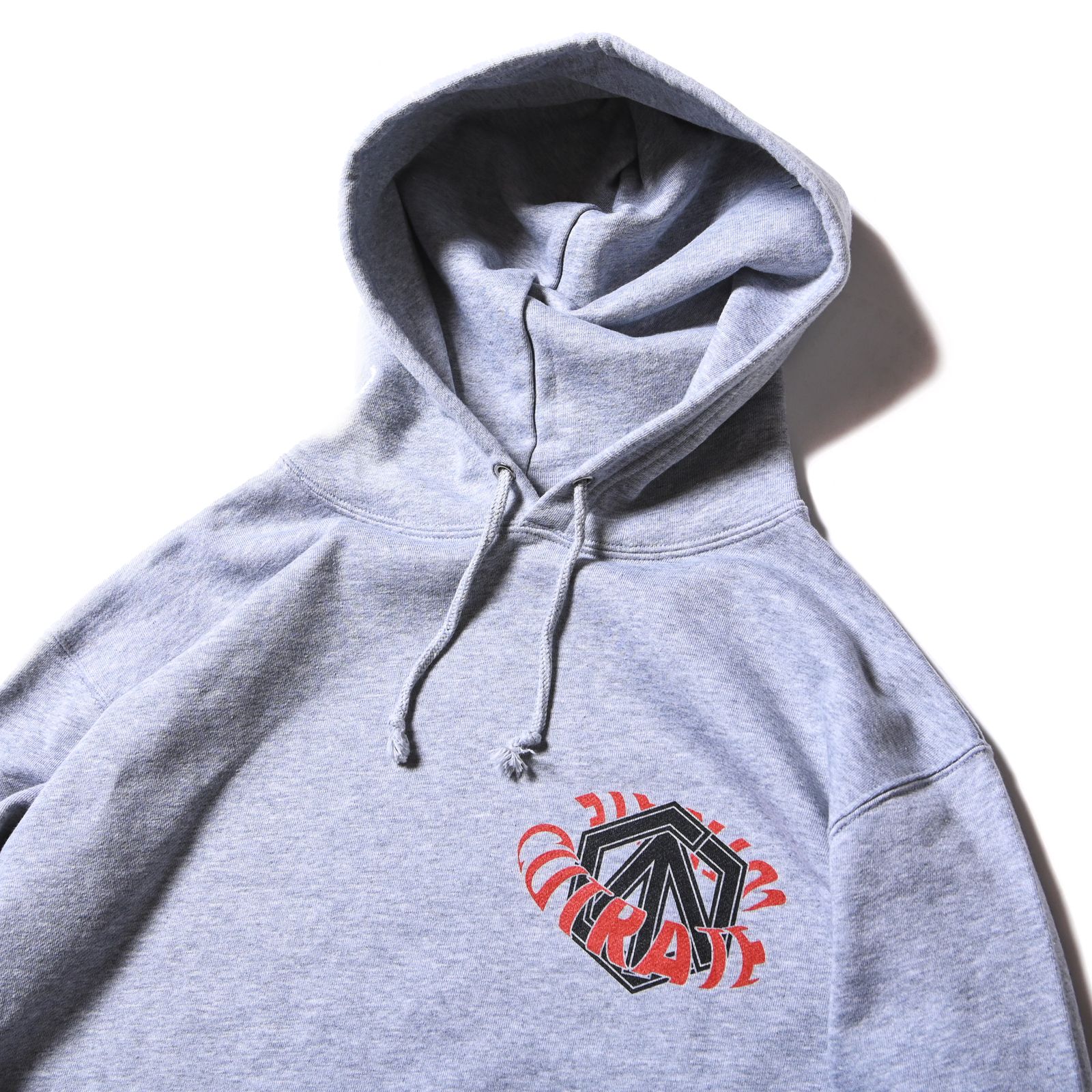 CUTRATE NS LOGO L/S PULLOVER PARKA  (GRAY)