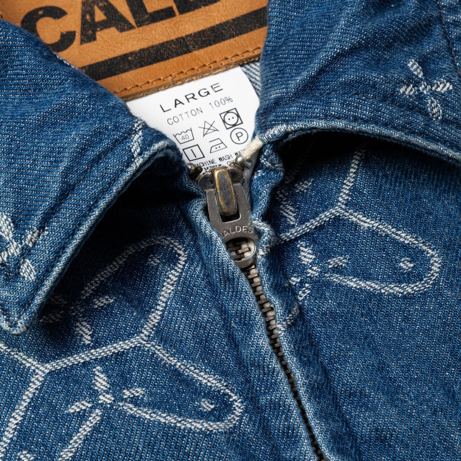CROSS PATTERN JACQUARD DENIM SWINGTOP (INDIGO BLUE)｜クロス ジャガードデニム スイングトップ｜CL-26AWCRS001