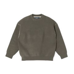 EXCHANGE SERVICE TOPS KNIT （MIX GRAY）｜リバーシブル ニット｜9252-KT02-016