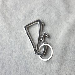 FLAME CARABINER (SILVER / シルバー）