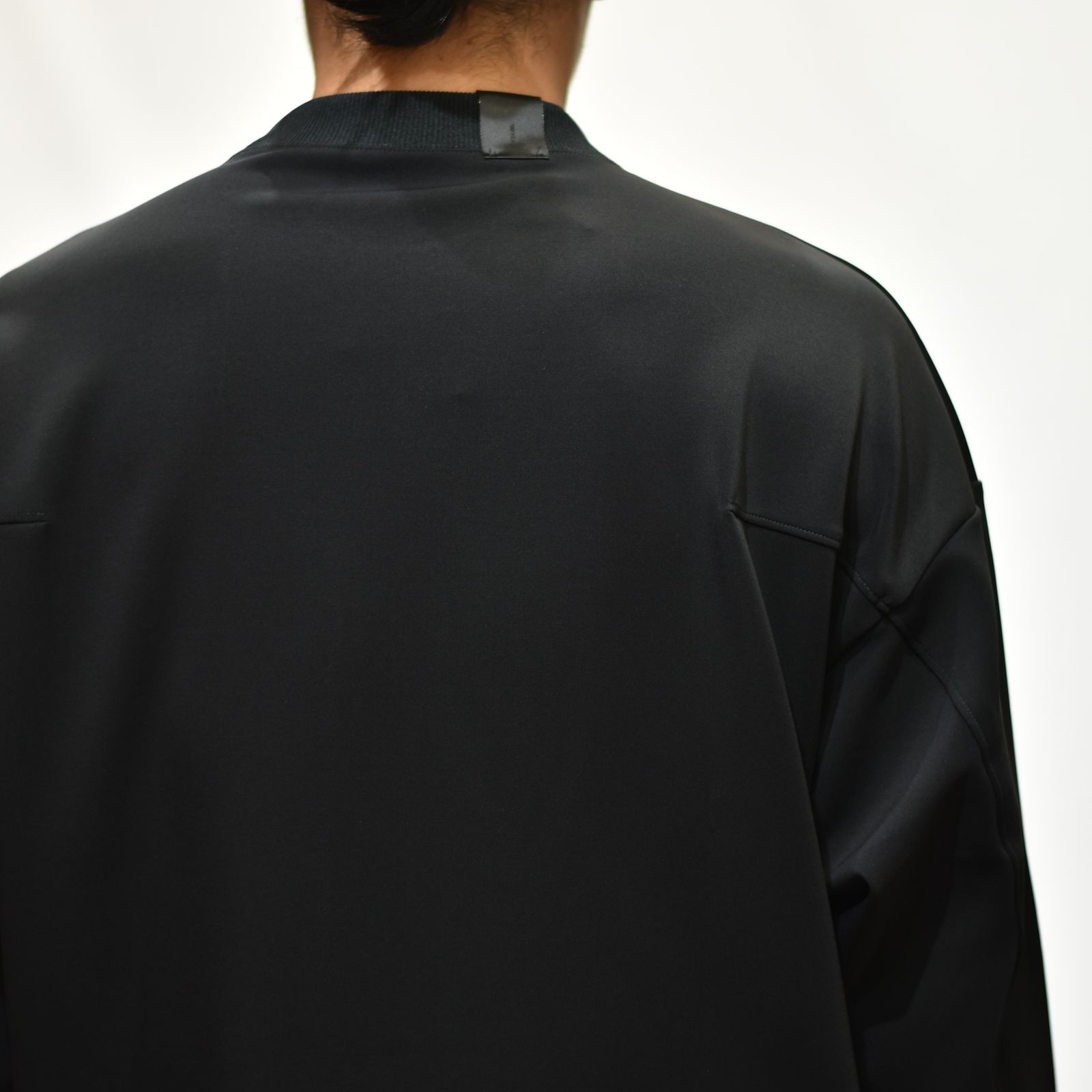 CREWNECK LONG SLEEVE  （BLACK） クルーネック ロングスリーブカットソー