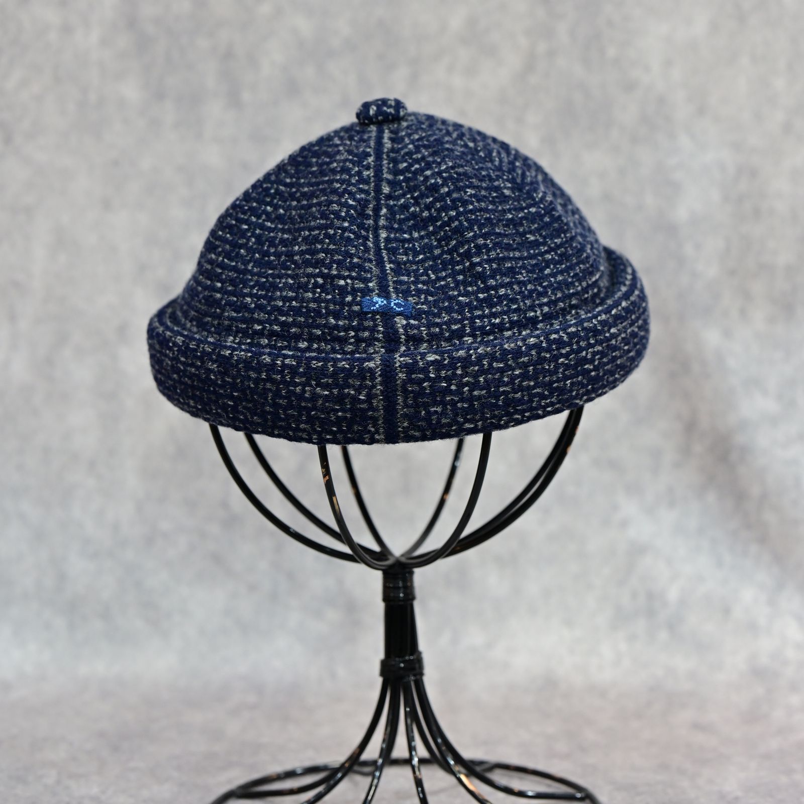 TWEED KNIT FISHERMAN’S CAP （BLUE）｜ツイード ニット フィッシャーマン キャップ （ブルー） PC-031-3651-40