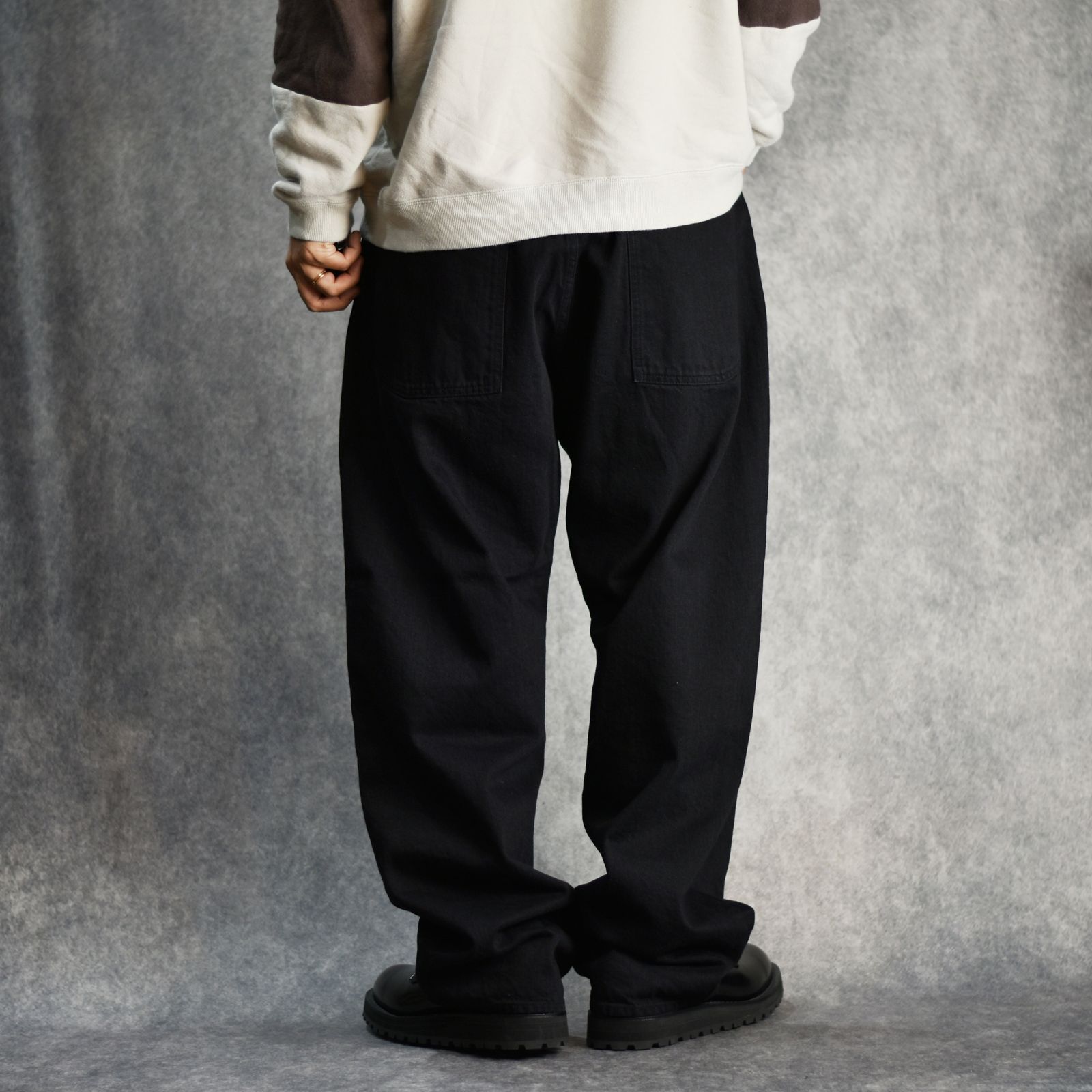 STEINBECK DENIM PANTS (BLACK) / デニムパンツ （ブラック） / PC-005-2863-10