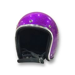 【XSサイズ｜即日発送】 | GLITTER 3/4 HELMET (PURPLE) | グリッターヘルメット