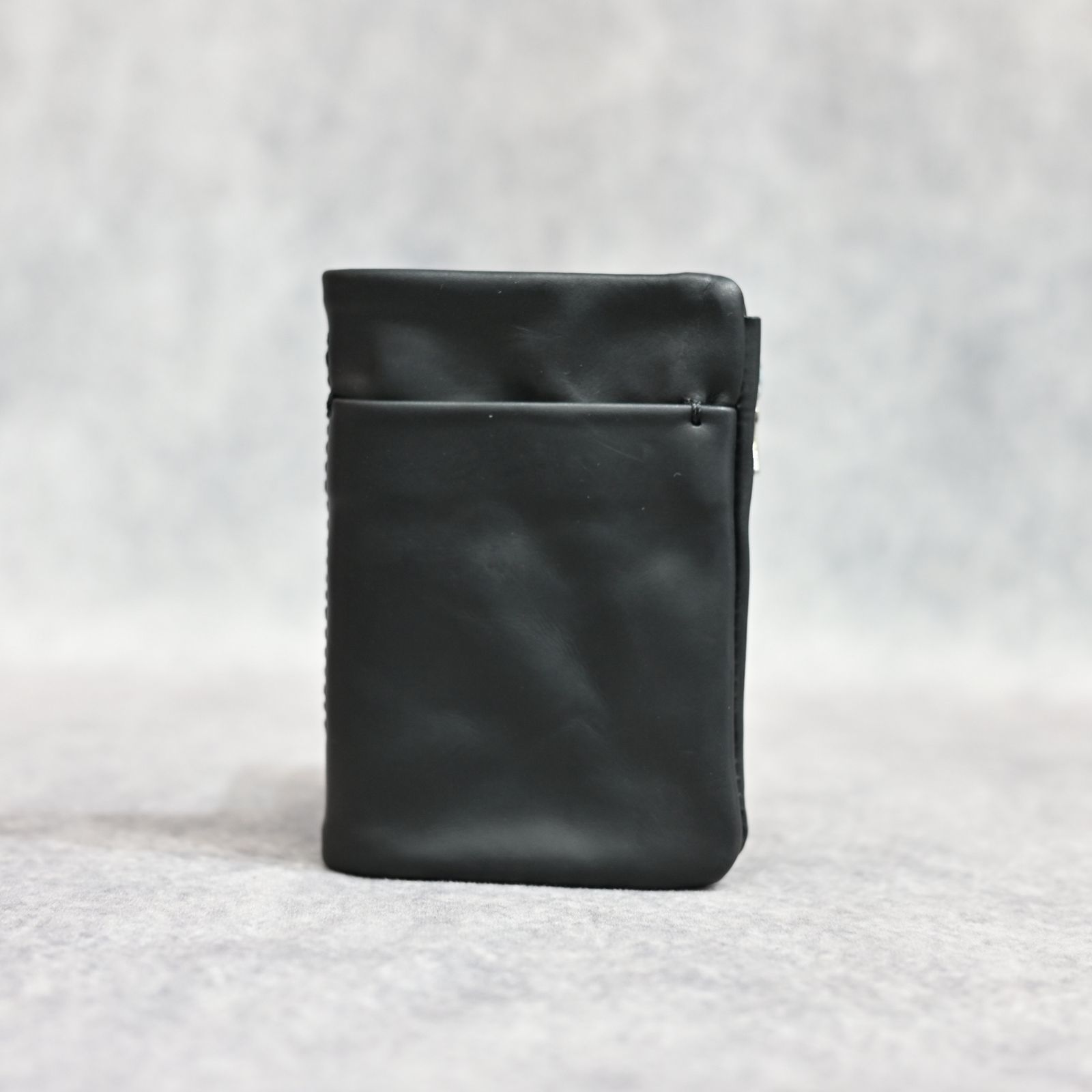 GUIDI オイルカーフ 二つ折り 財布 （BLACK）｜345-37