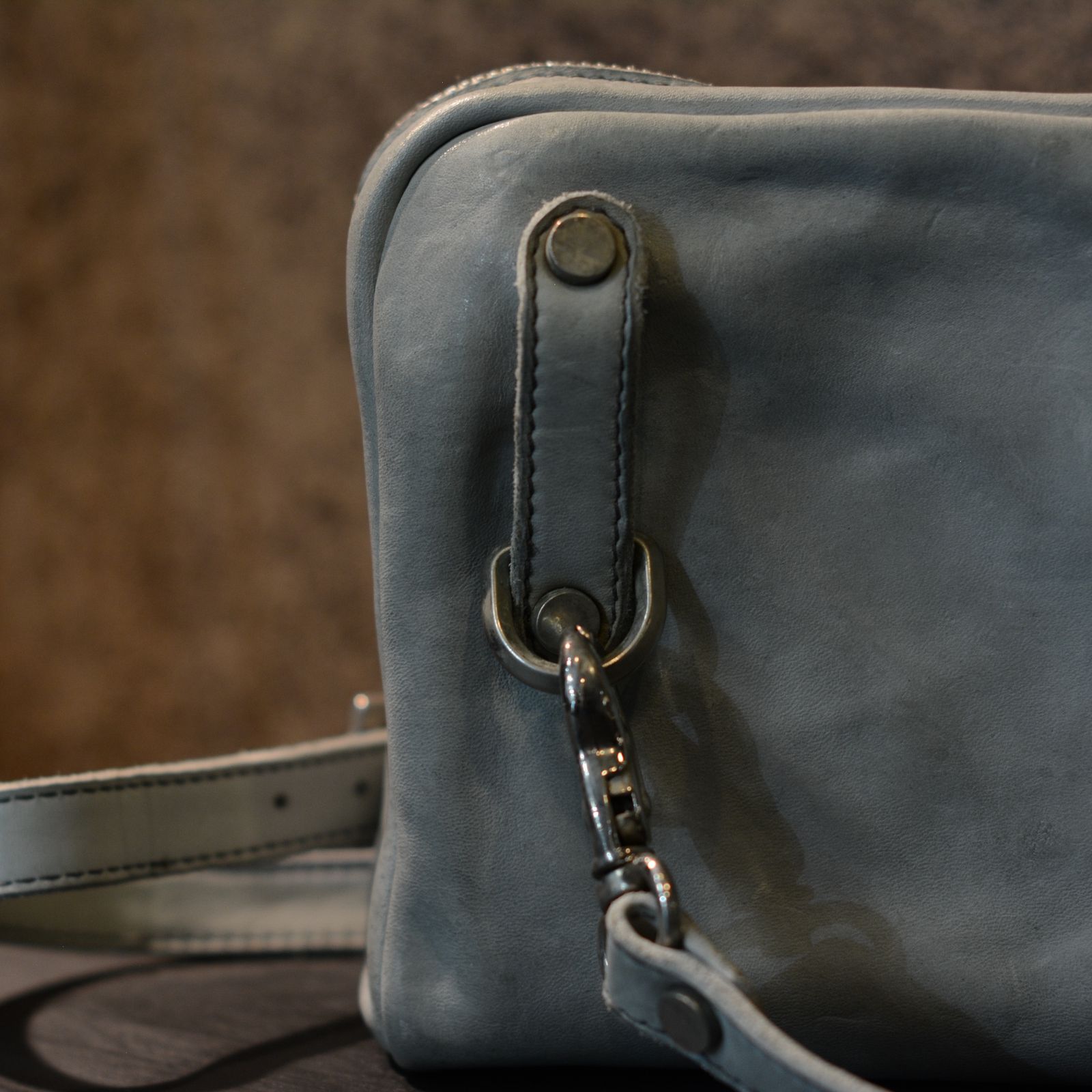 HORSE WHITE LEATHER BAG SQ-2