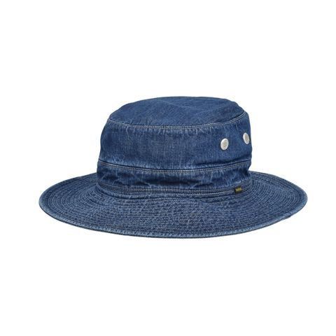 8oz Denim Jungle Hat "BARNES" (FADE WASH)｜ジャングルハット｜Y01007
