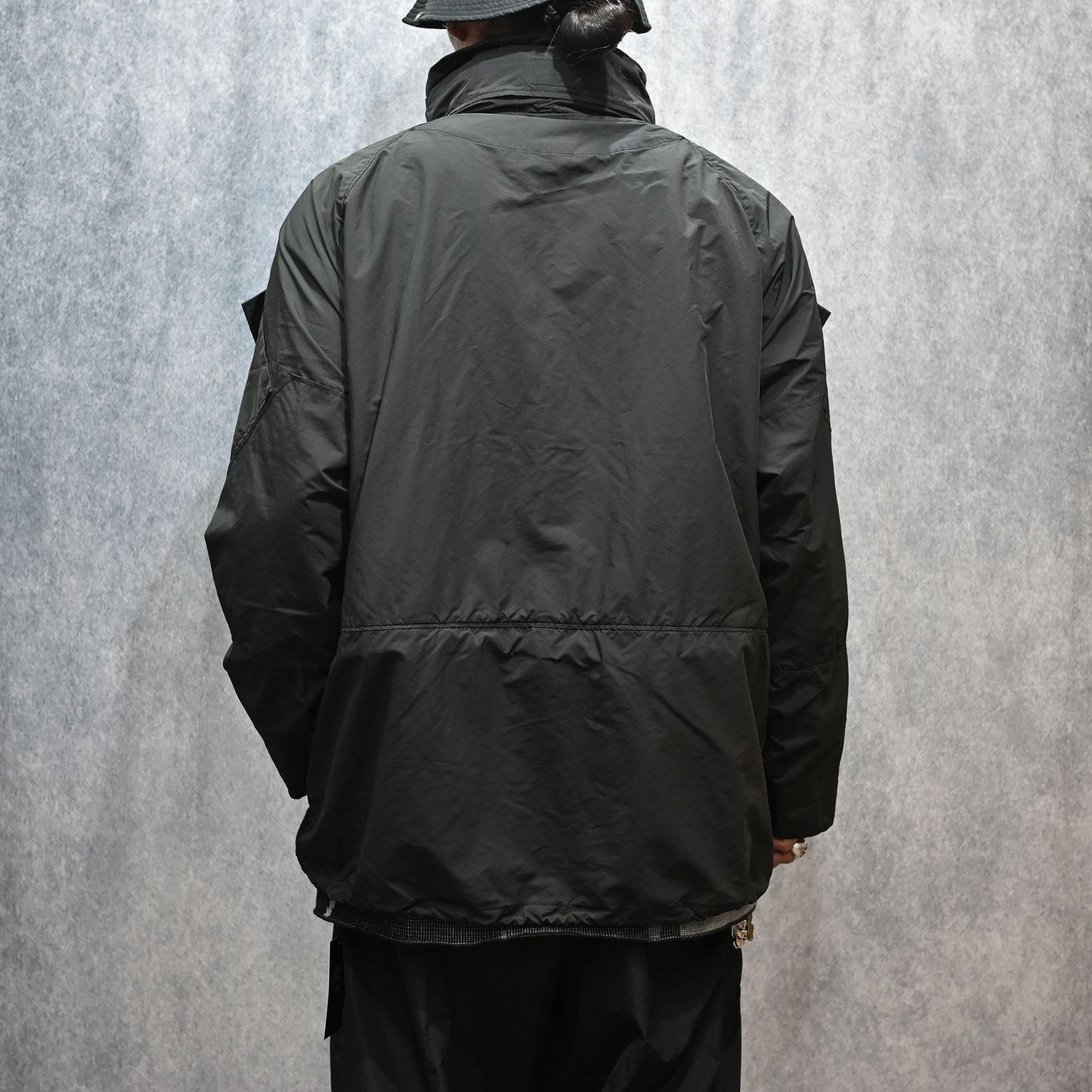 WEATHER MILITARY JACKET / LINER NYLON ZU CONNECTION  （BLACK)｜ウェザーミリタリー ジャケット （ブラック） PC-026-2988-10