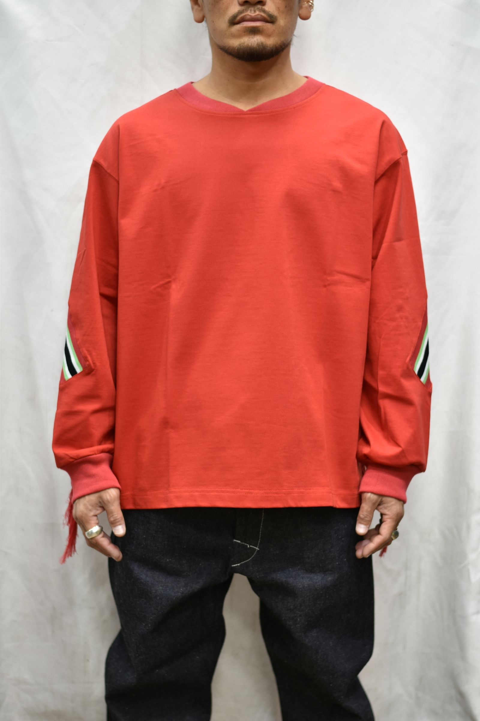 サッカーリブ ロングカットソー