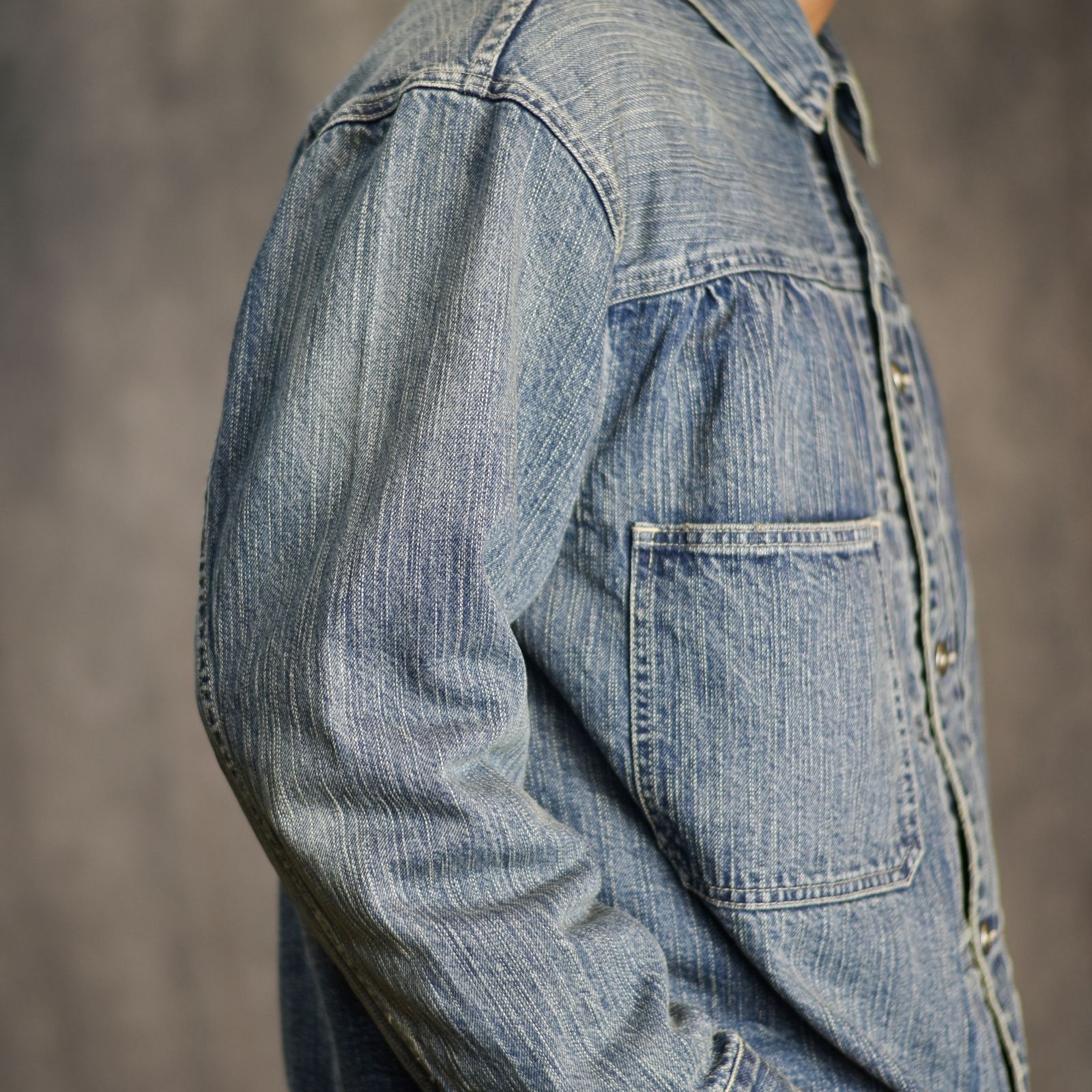 STEINBECK DENIM JACKET (BLUE) / デニムジャケット Gジャン （ブルー） / PC-005-3241-40