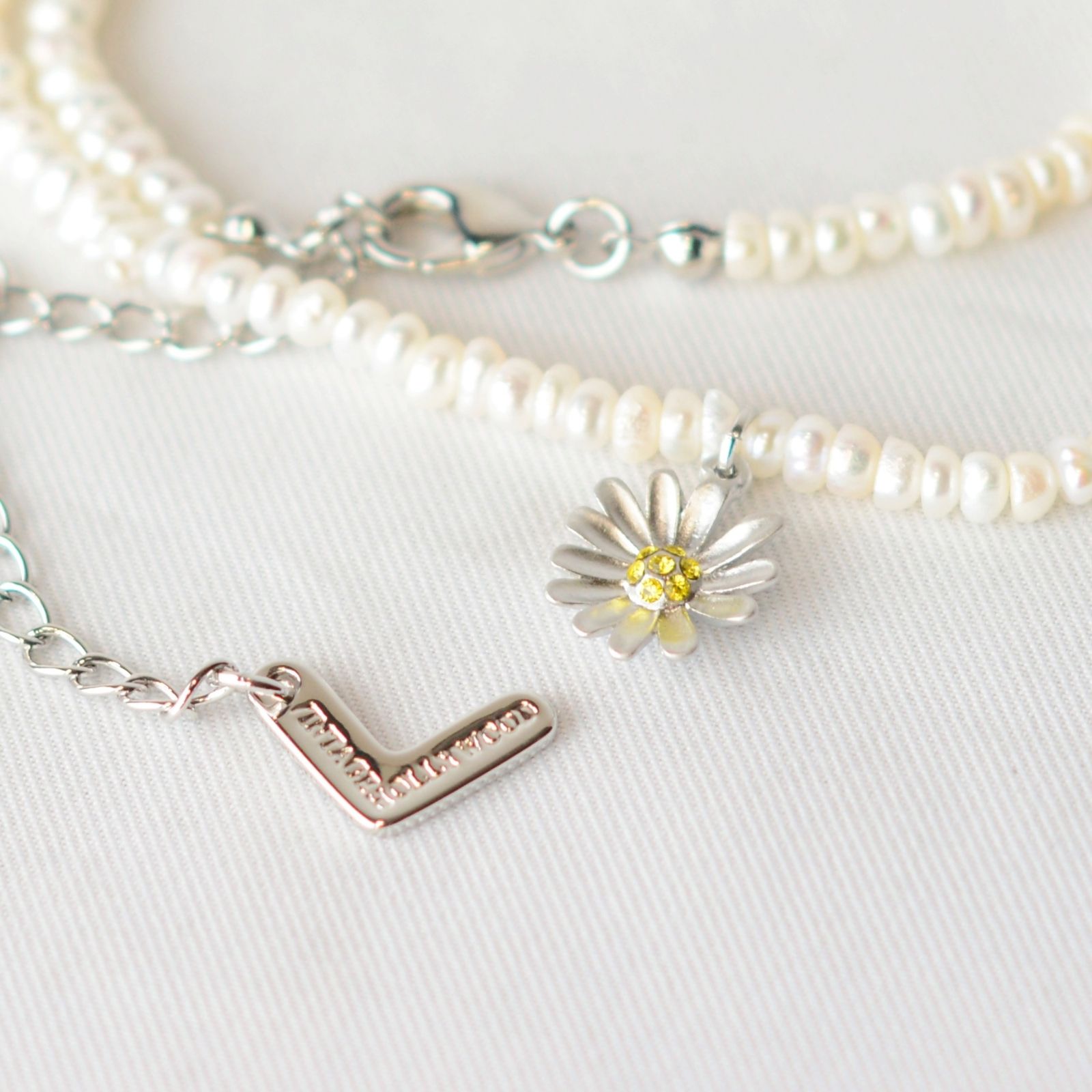 DAISY MARGARET PEARL NECKLACE (NATURAL)