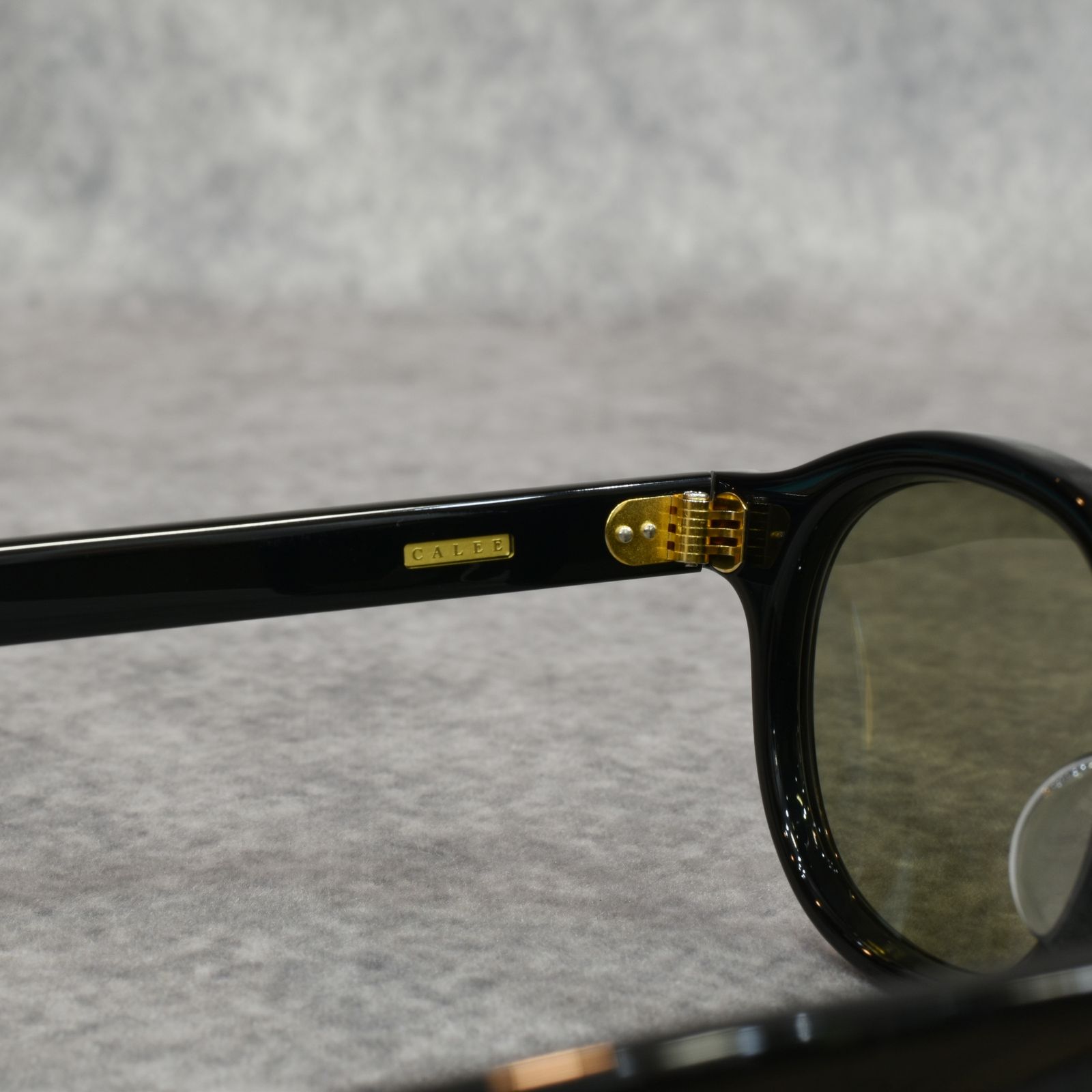 B/W TYPE GLASSES (BLACK / GREEN)｜ボストン/ウェリントン サングラス｜CL-25AW002G