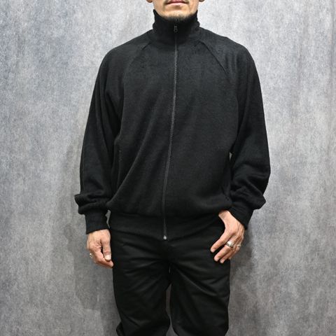 A.Wool Shaggy Track Jaket （BLK）｜ウールシャギー トラックジャケット｜MDFBF09404