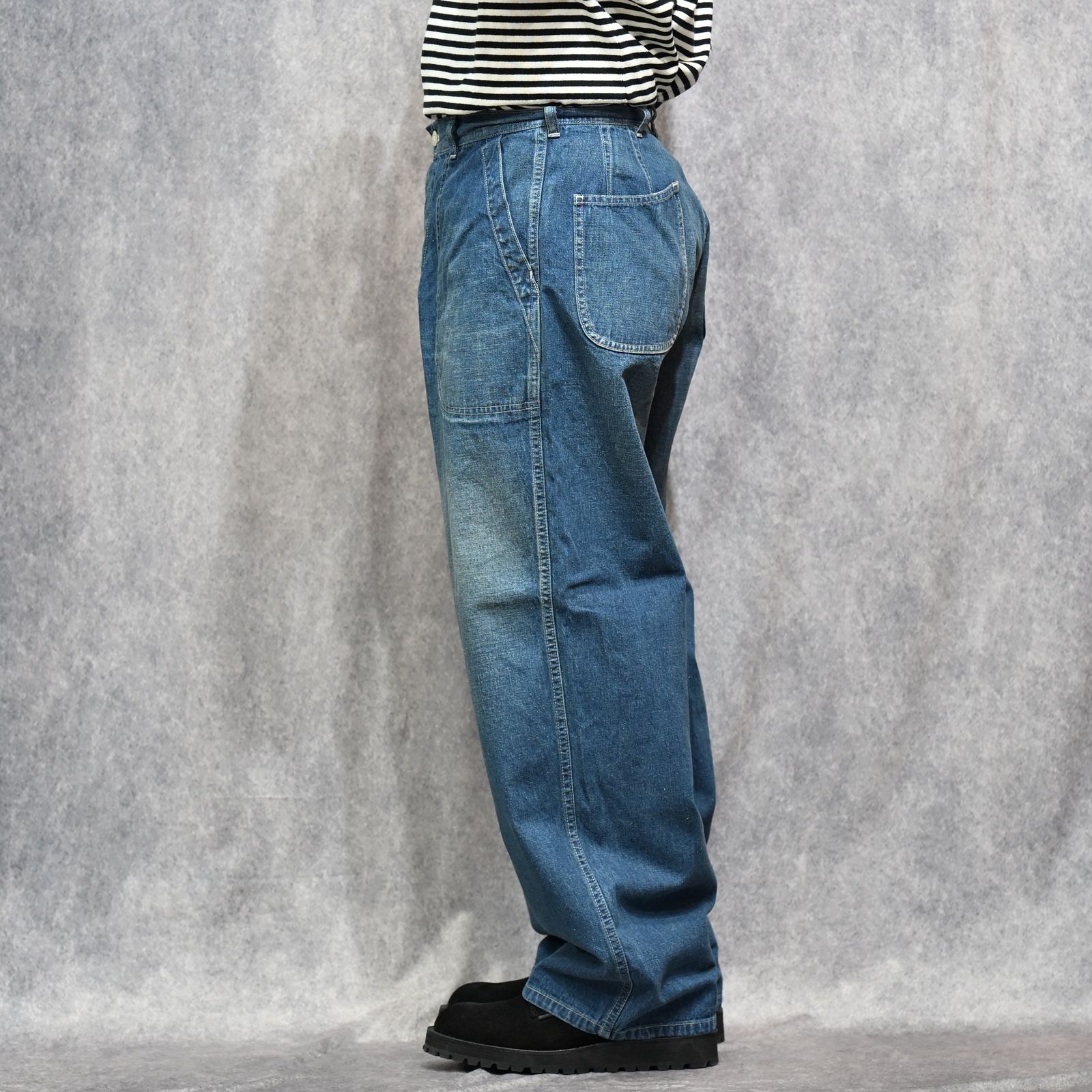 USN DENIM TROUSERS （USD） / USネイビー デニムトラウザー （インディゴ） 2026SS-PT4-YT