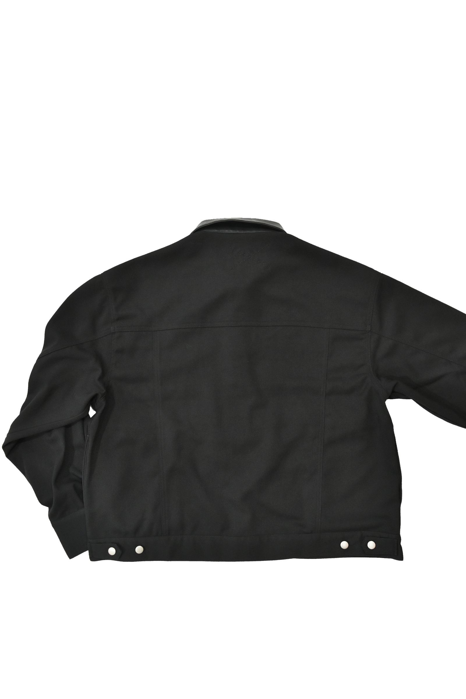 plain black jean jacket