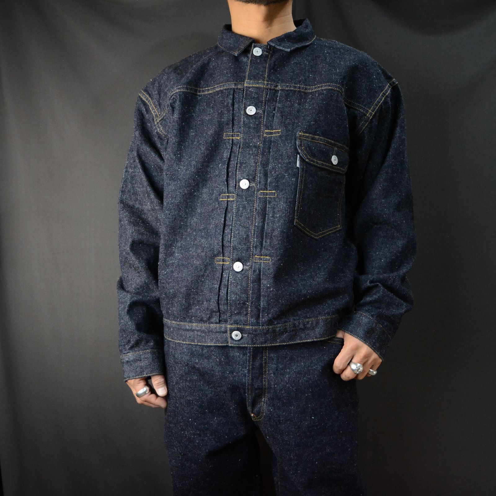 New Manual - #001 T-BACK DENIM JACKET （OWS） / ファースト デニム