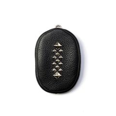 STUDS LEATHER ZIP COIN CASE (BLACK)｜スタッズレザー ジップ コインケース｜CL-26AWLE016