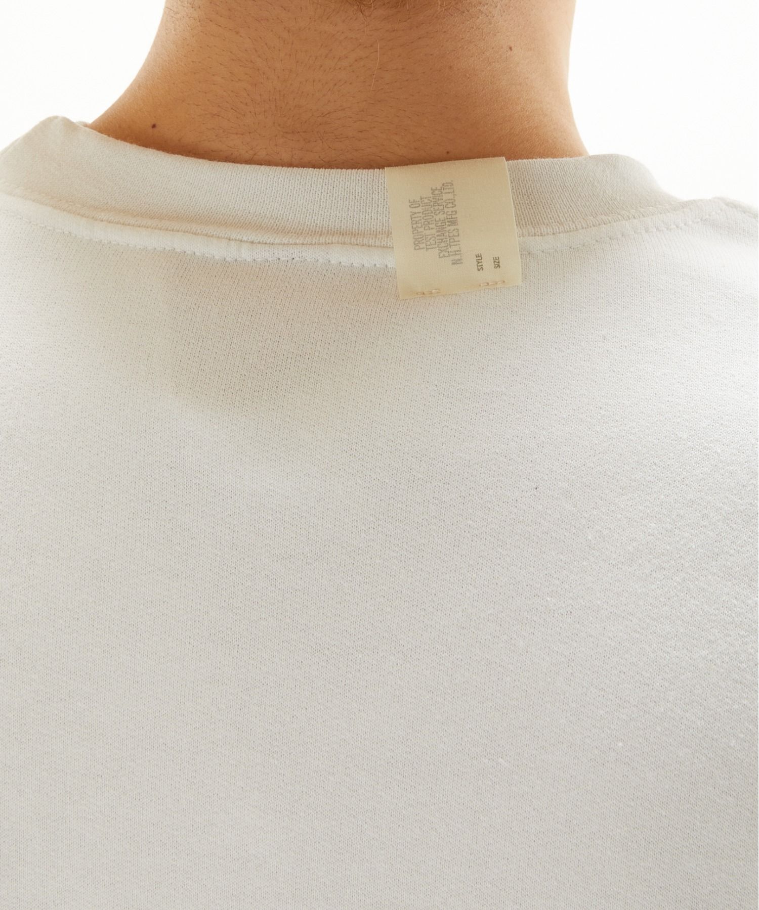 CREWNECK SWEARTSHIRT （WHITE） 裏毛トレーナー