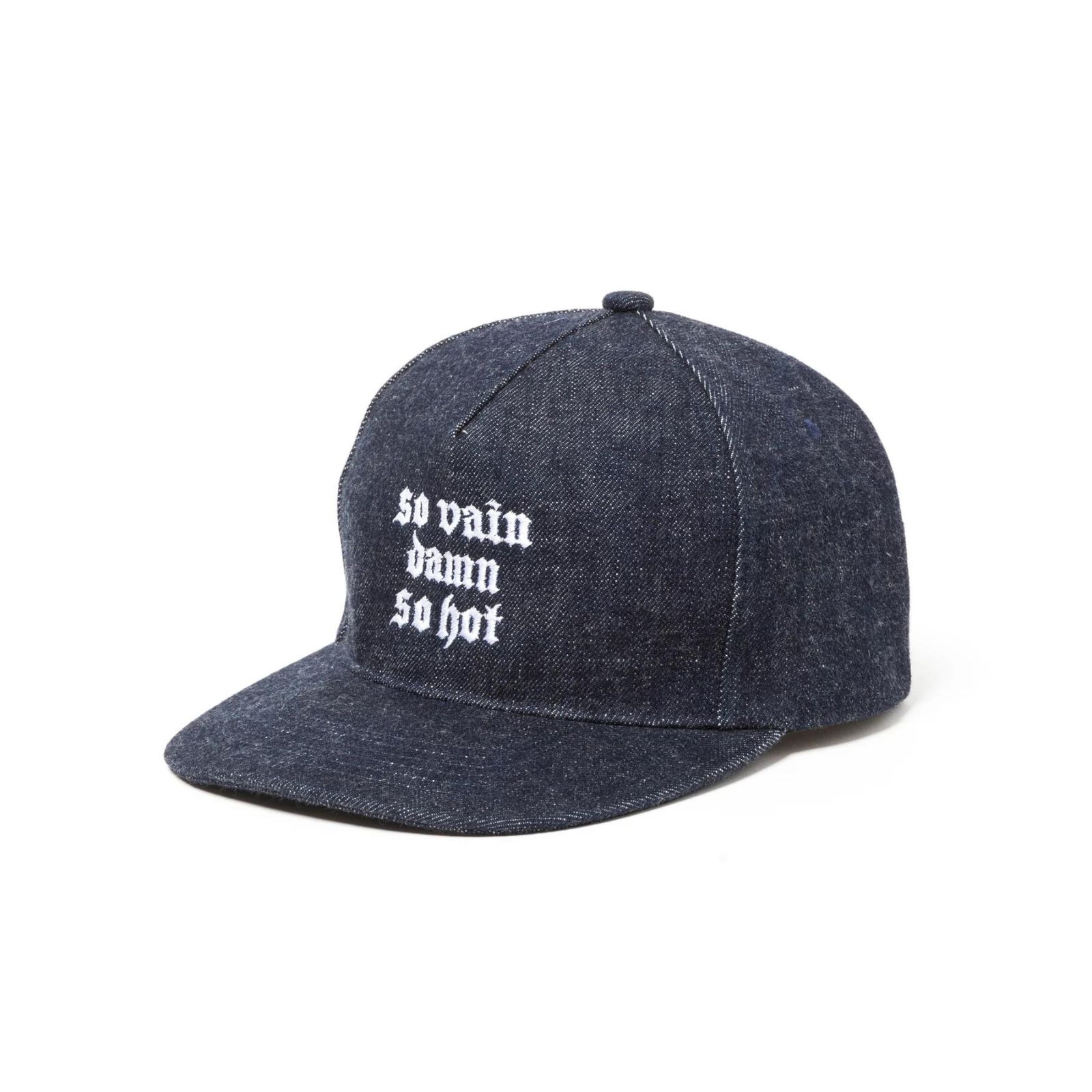 "S.V.D.S.H" DENIM CAP (INDIGO BLUE) / デニム ベースボールキャップ