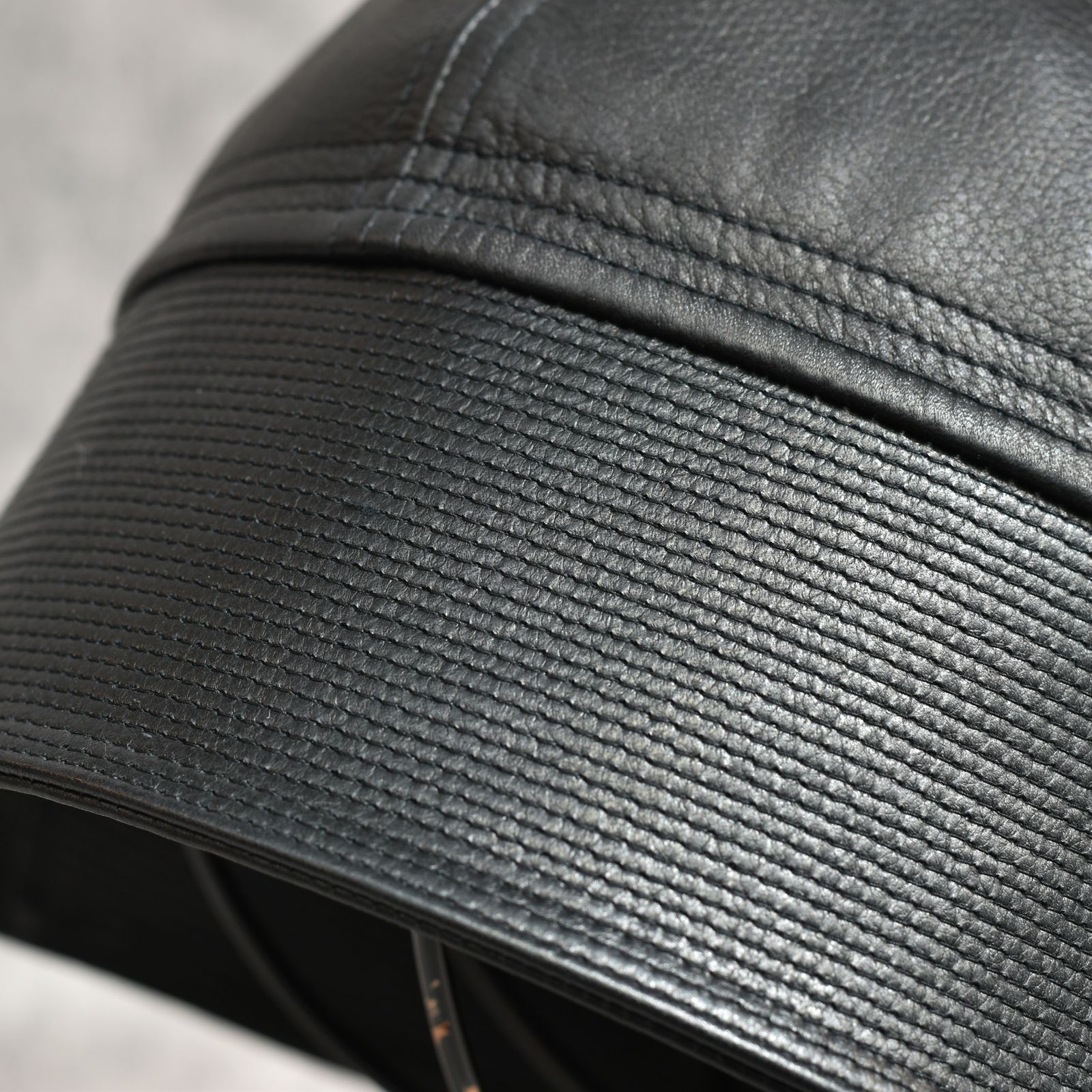 Cowhide Sailor Hat "SHEPHERD" (BLACK)｜カウハイド セーラーハット｜Y01014
