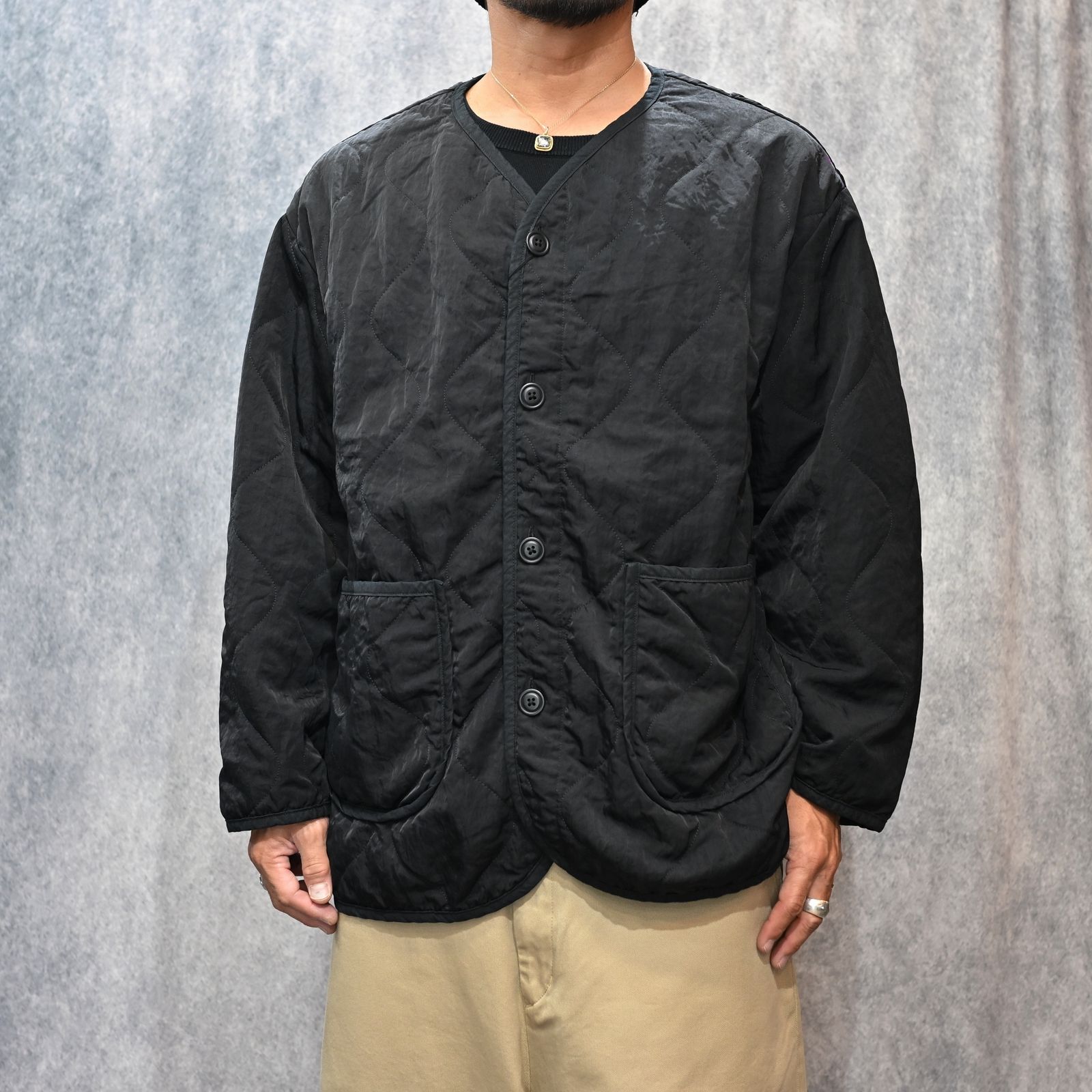 SUPER NYLON MILITARY LINER (BLACK)|スーパーナイロン ミリタリー ライナー ジャケット (ブラック) PC-015-2014-10