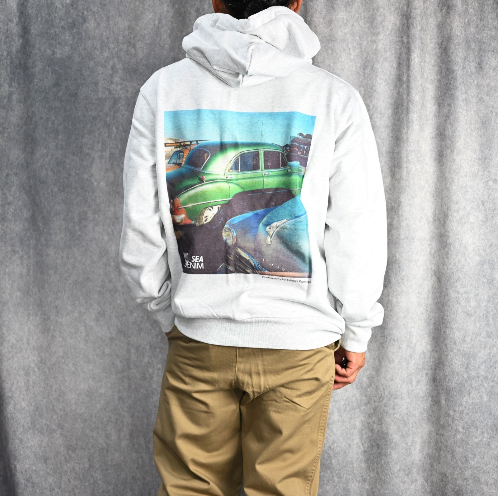 WIND AND SEA×MINEDENIM Photo Hoodie （LGY / ライトグレー）