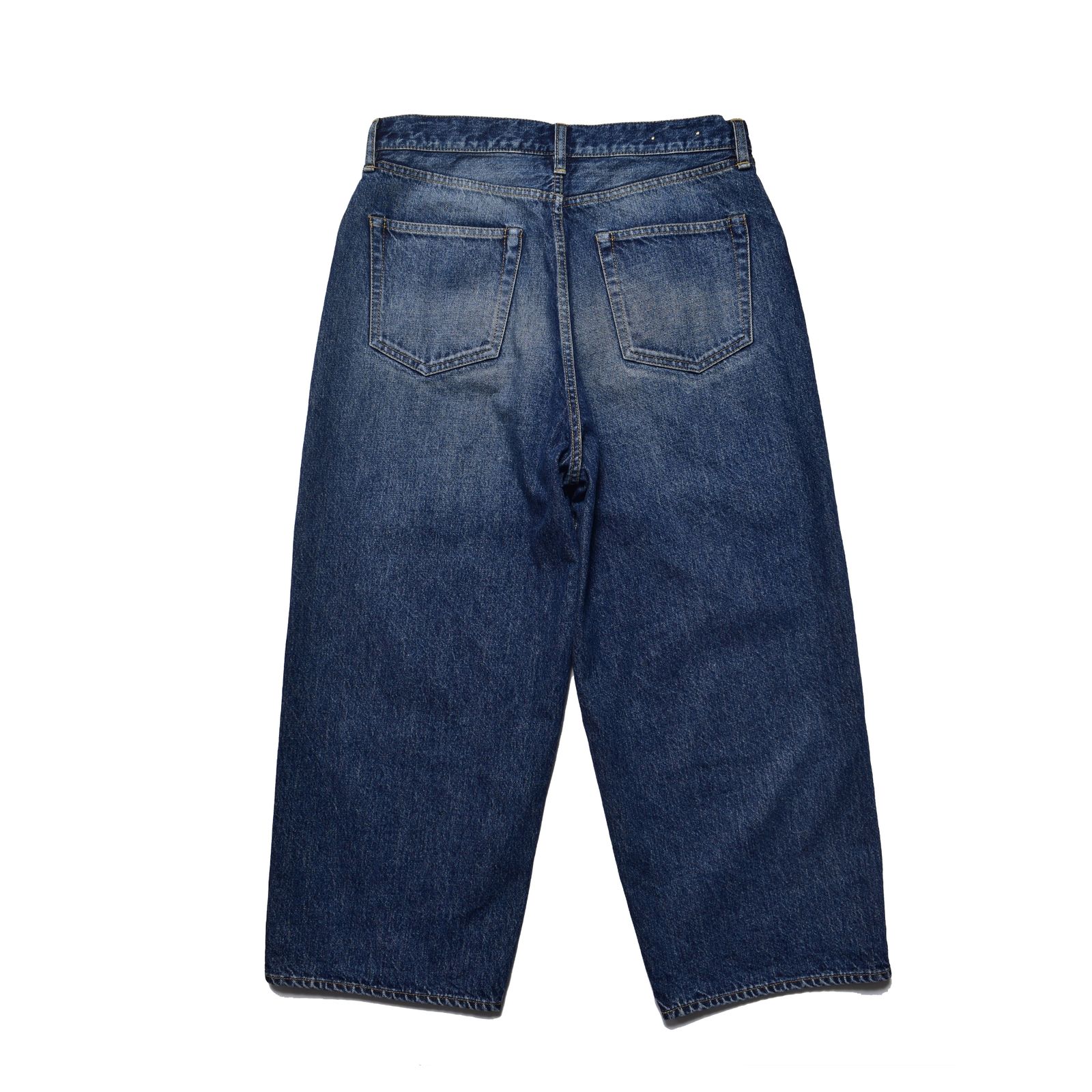 S.Wide Straight Cropped 5pocket USD （USD）｜クロップド デニムパンツ （インディゴ）｜2603-1002