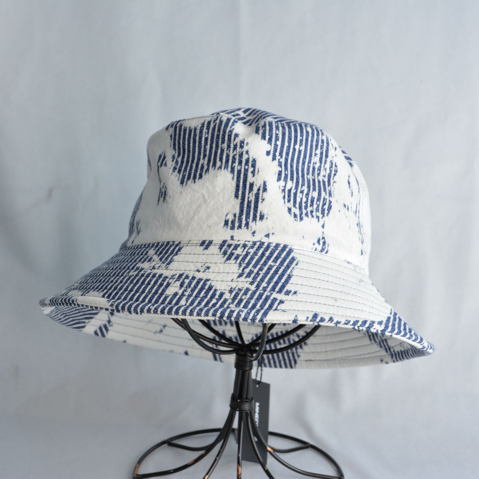 Hickory Bleachout Bucket HAT （USS） / ヒッコリー バケットハット （インディゴ）