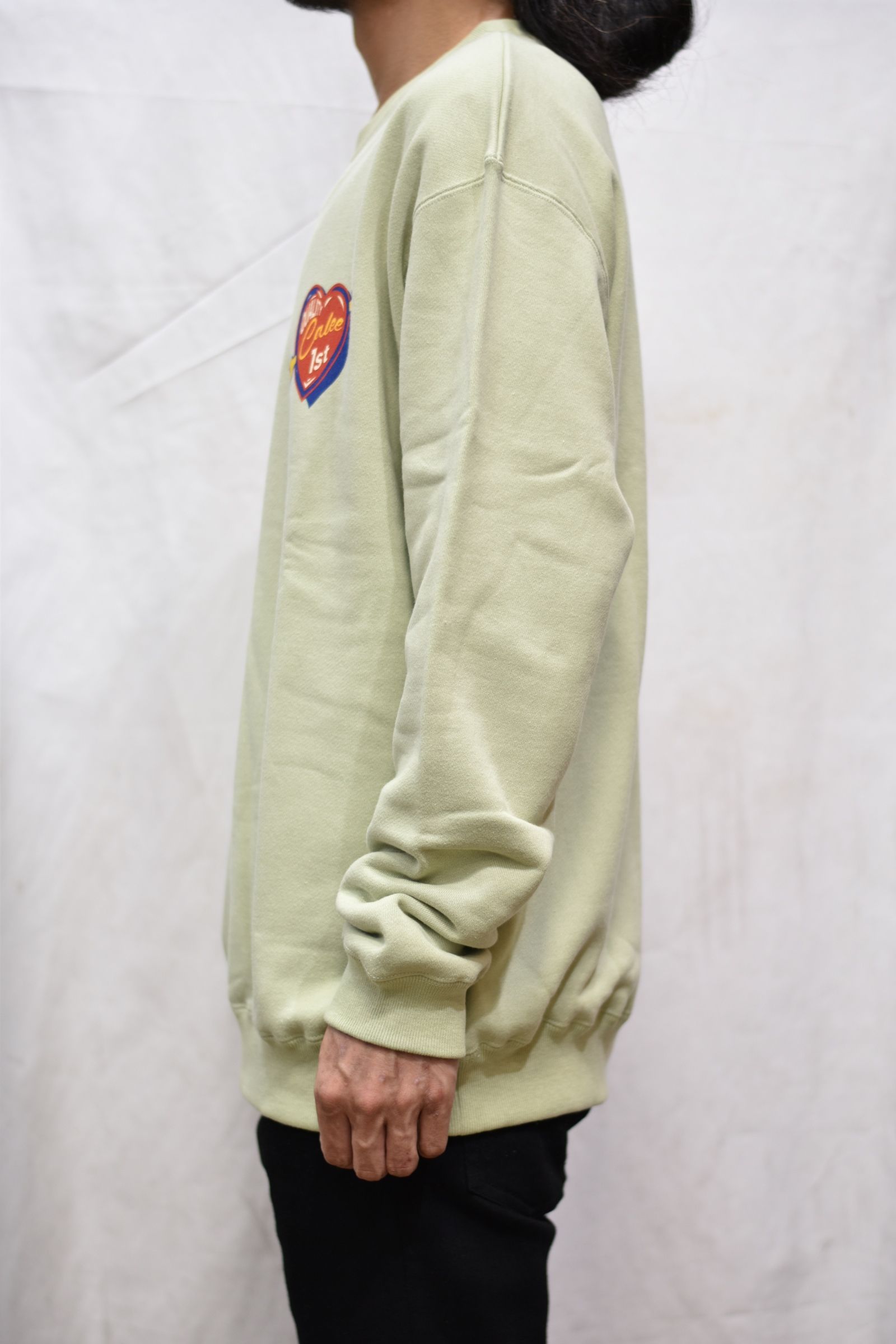 SHOOT ME DOWN CREWNECK SWEAT (YELLOW GREEN)