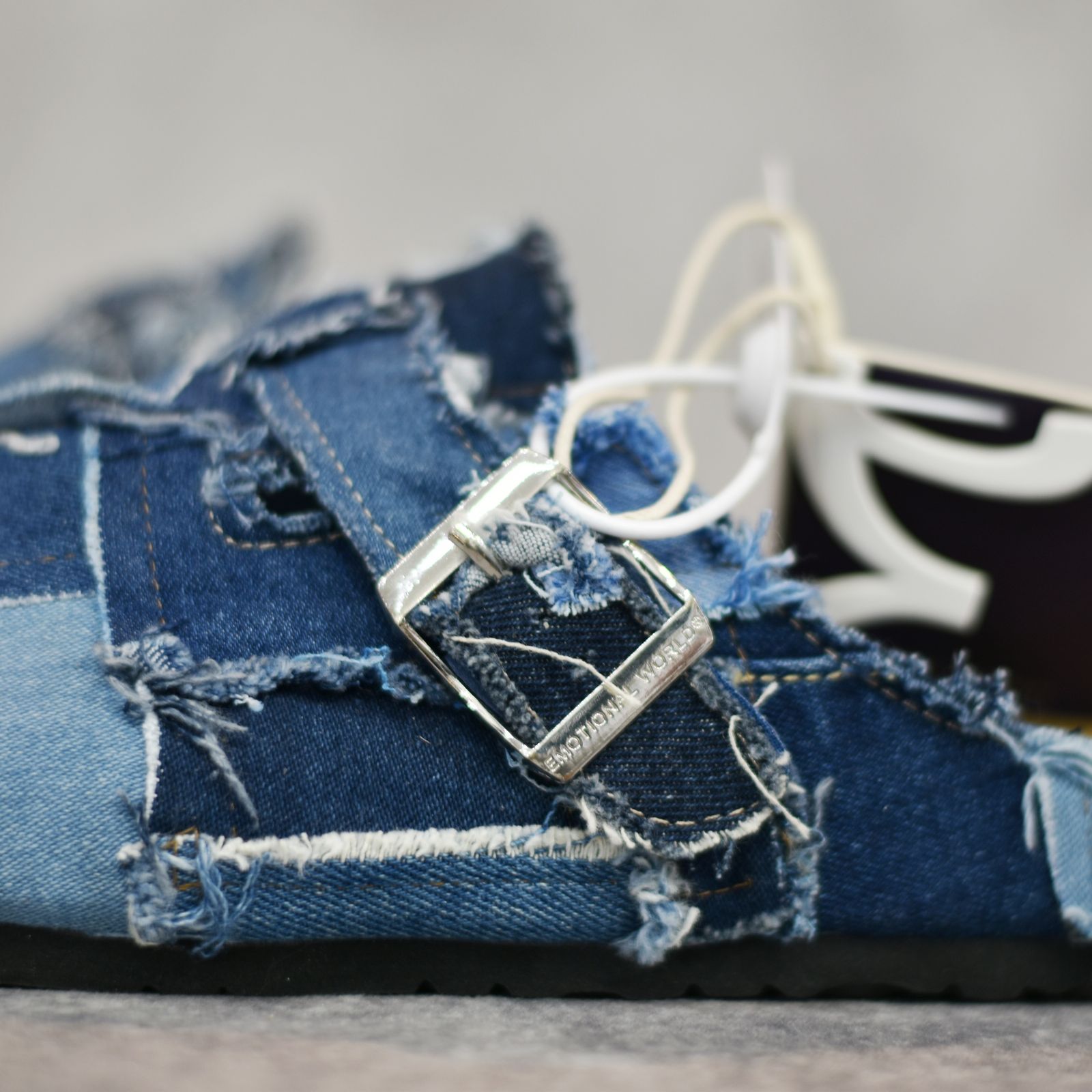 MULE SLIPPERS (MULTI DENIM) | デニム ミュール スリッパ