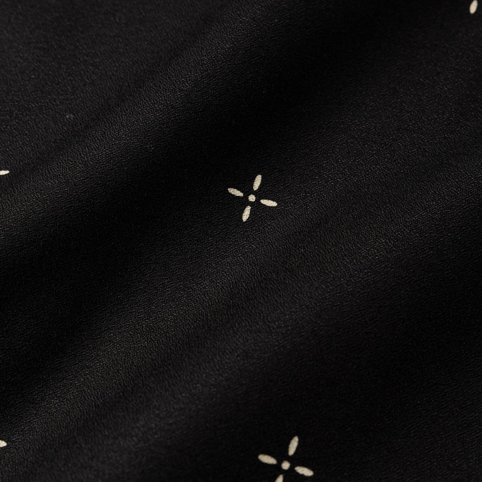 CROSS PATTERN SH (BLACK)｜クロス柄 オープンカラー 長袖シャツ｜CL-26AWCRS003