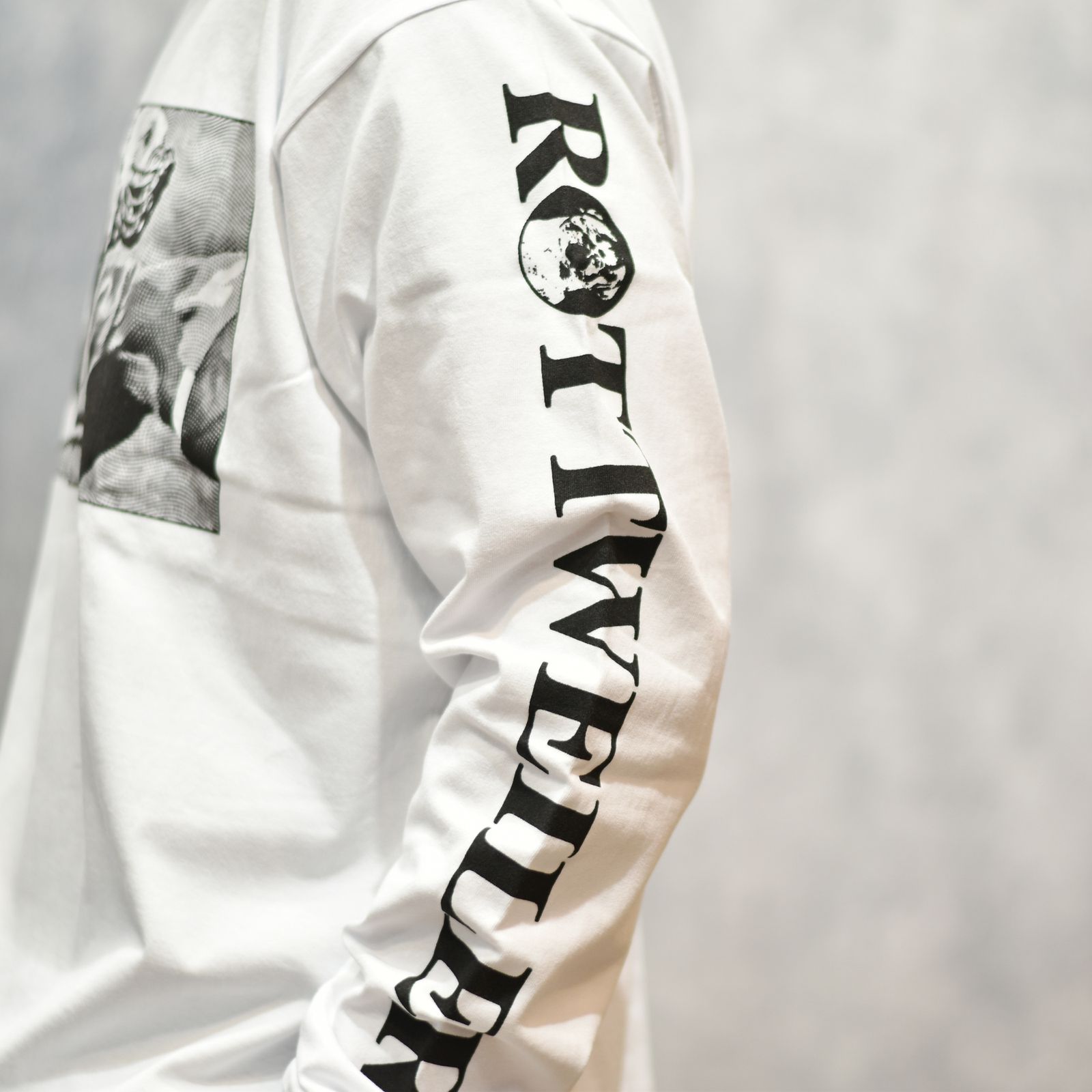 DOGRACE LS TEE （WHITE）｜ロングスリーブ プリントTシャツ｜RW26S0625