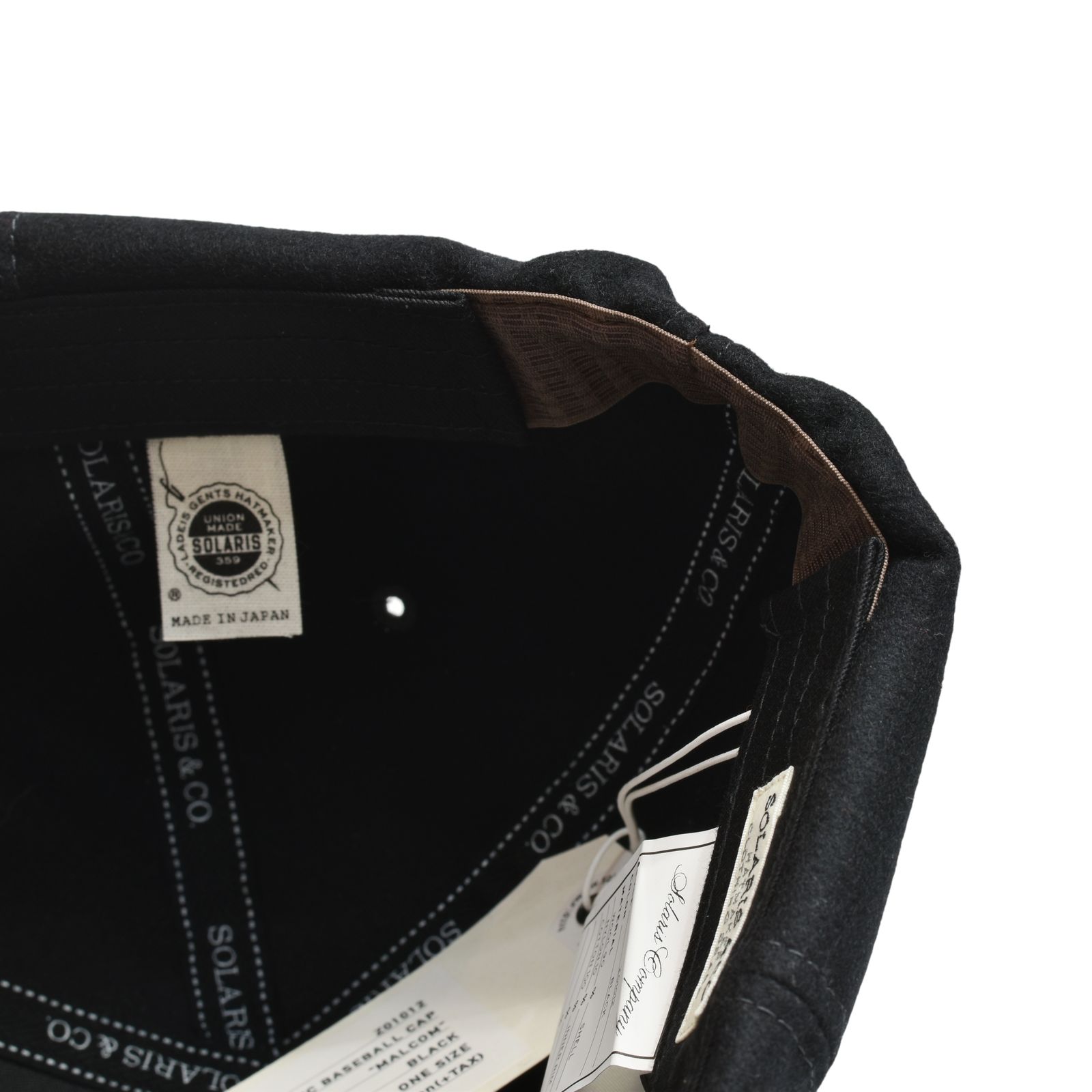 Classic Baseball Cap "HUNTER" (BLACK)｜ベースボールキャップ｜Z01012