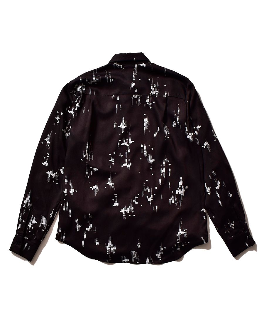 Spangle Print C.Denim Regular SH