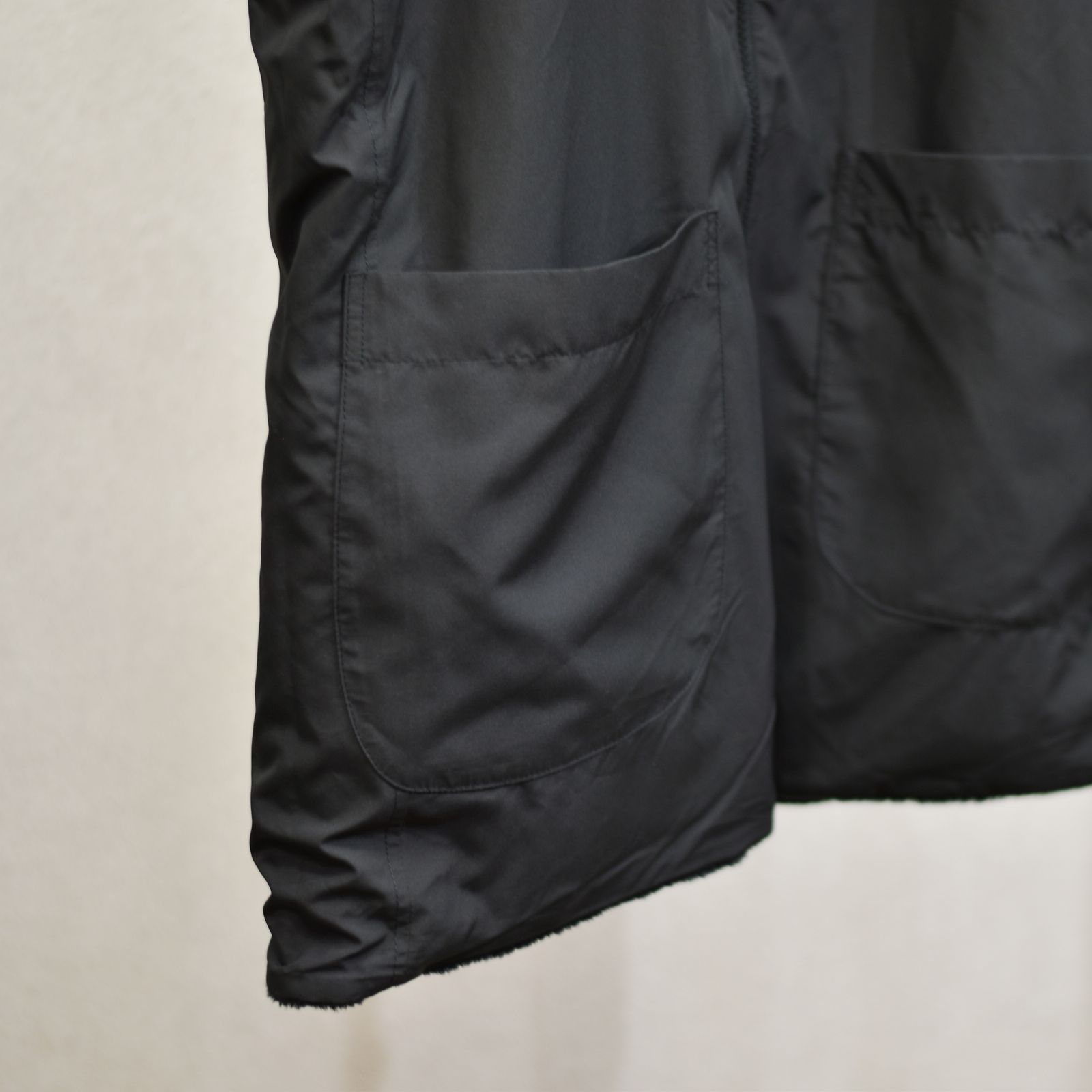 super high neck vest (BLACK) / ハイネック ベスト