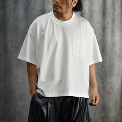 サイドベンツポケットTシャツ (WHITE) / LB25SS-TE09-PLN