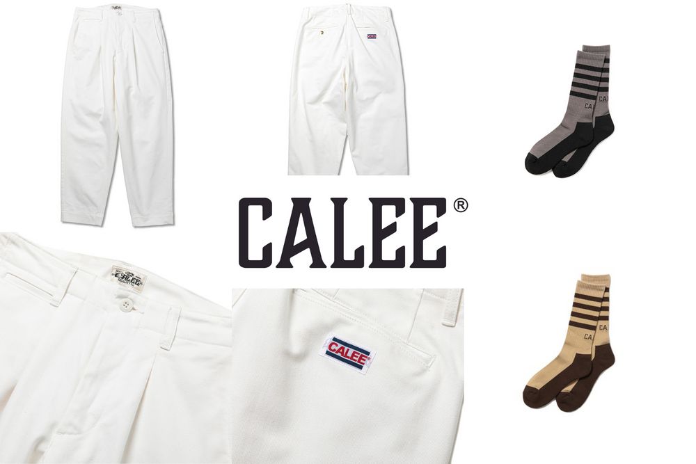 CALEE - キャリー | 22AW | チノパンツ・ラインソックス | 発売開始♪